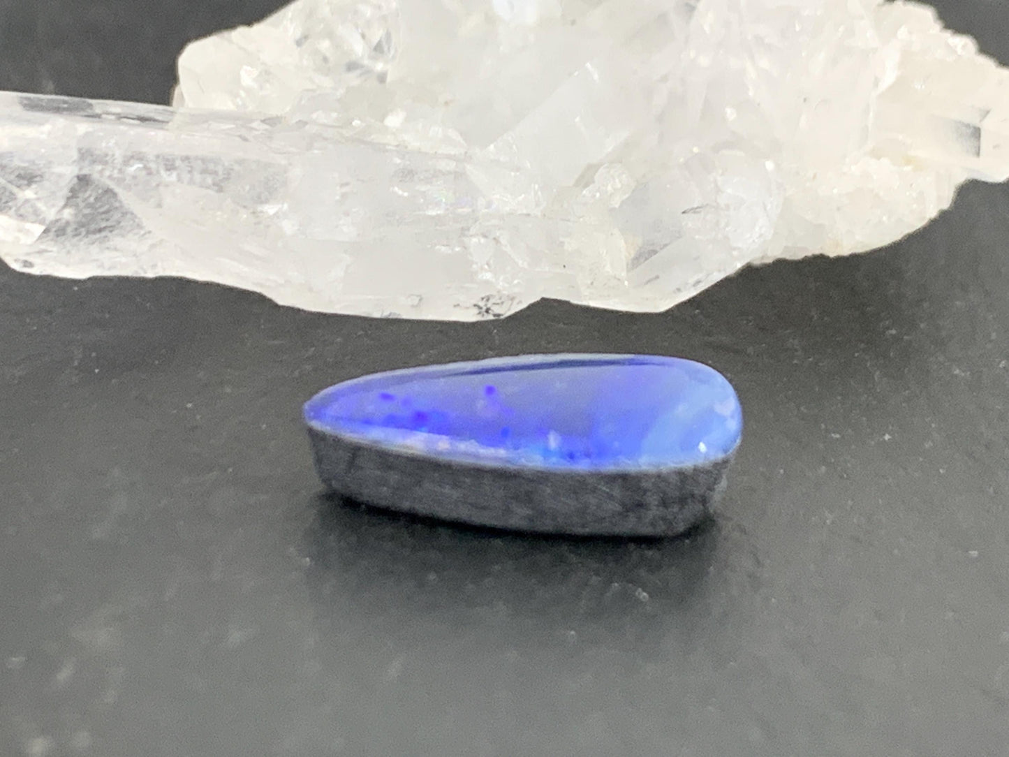 Second Quality Australian Opal doublet 7x15x4mm cabochon