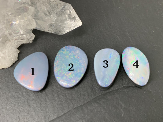 Australian Opal doublet 12-13mm long cabochon