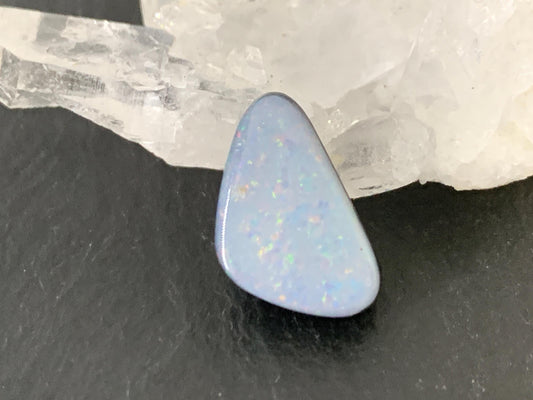 Australian Opal doublet 9x15x5mm cabochon