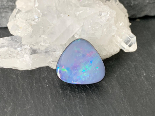 Australian Opal doublet 11.5x12x4mm cabochon