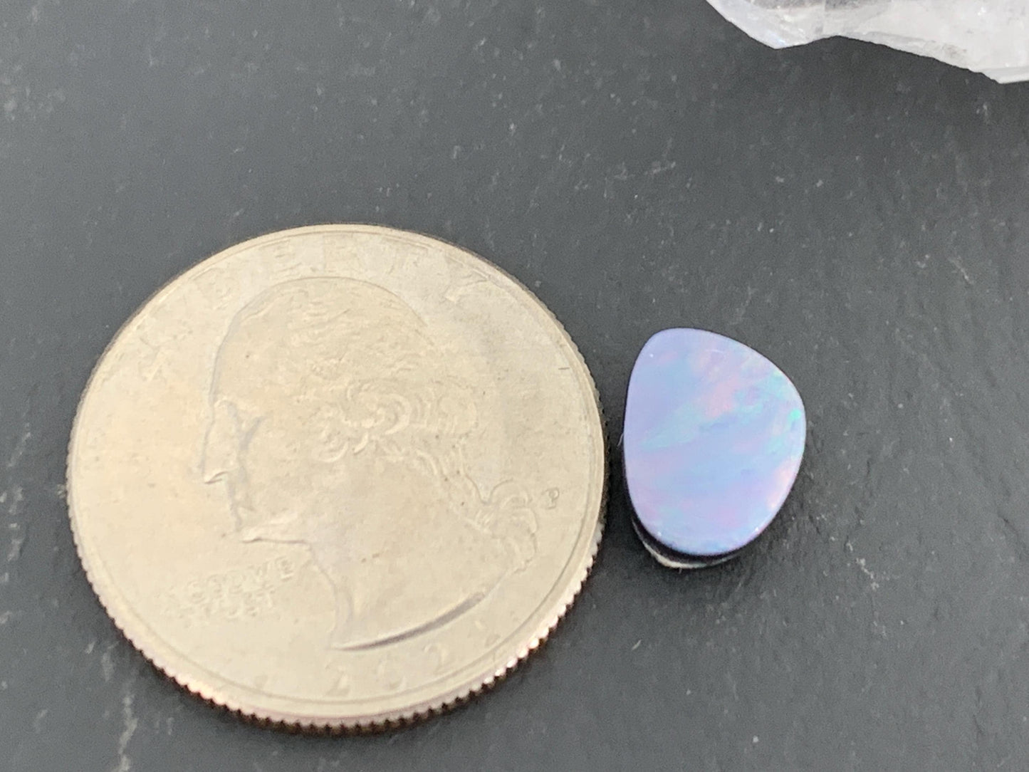 Australian Opal doublet 8x10x4mm cabochon