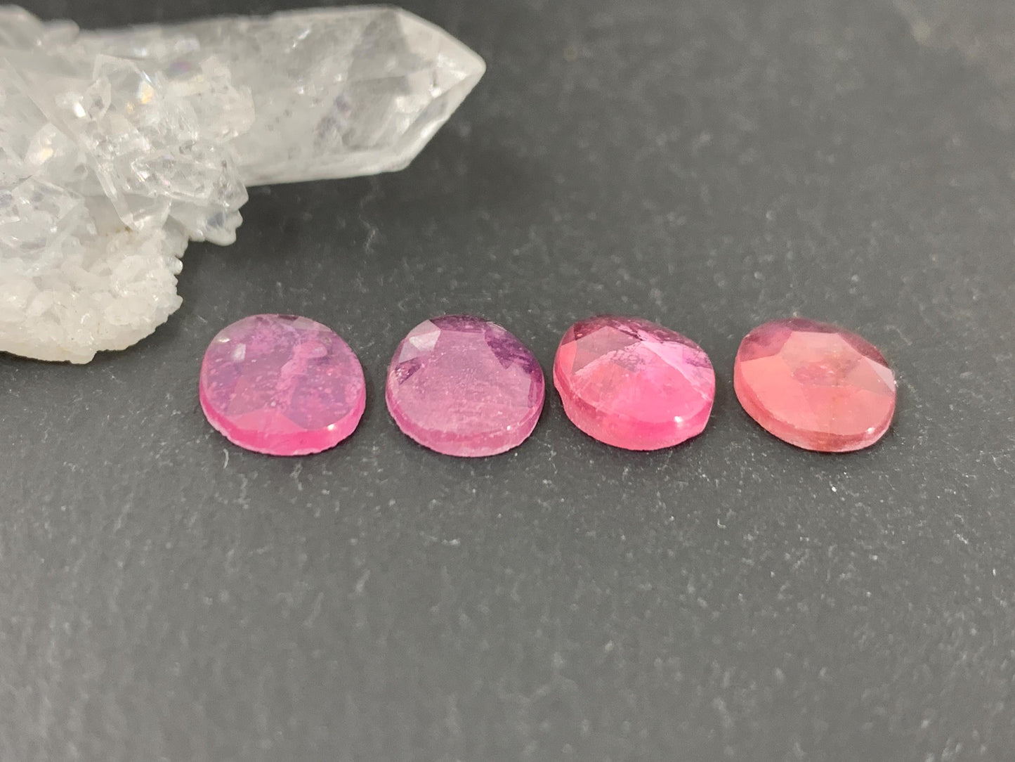 Faceted Sapphire oval 8x10mm cabochon. Second quality cabochon