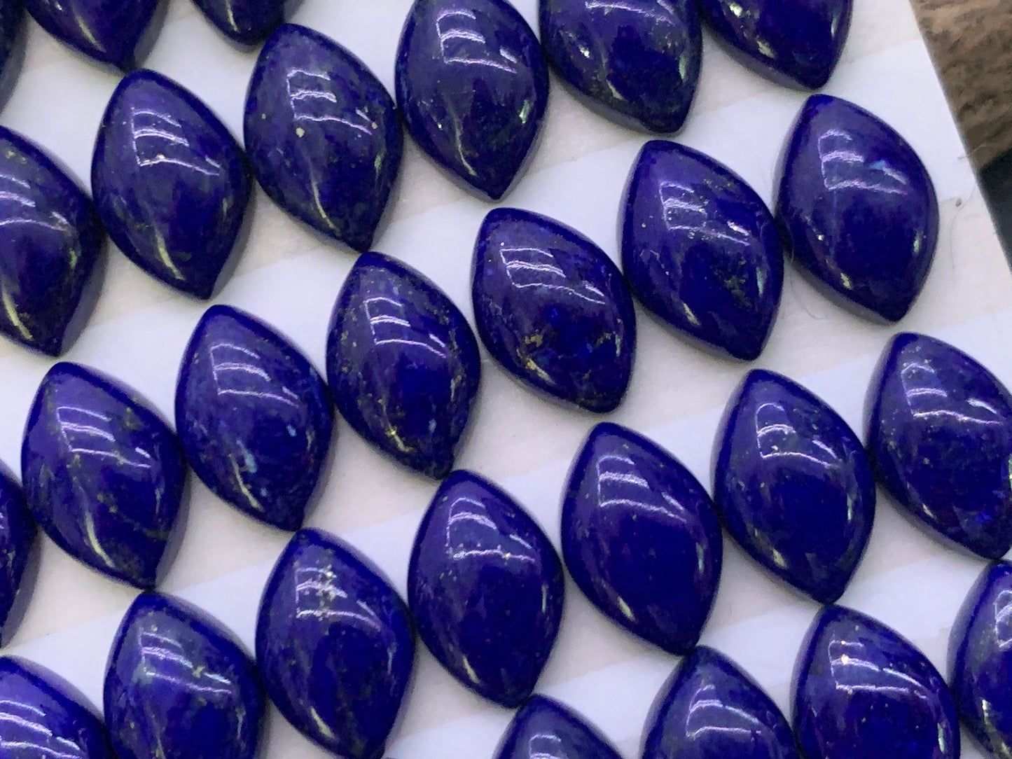 Lapis Lazuli marquise 8x12mm cabochon - Calibrated cabochons