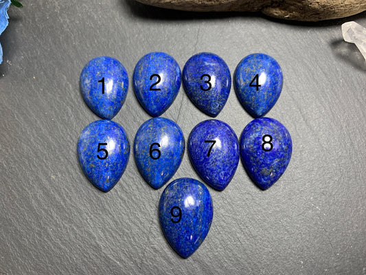 Lapis Lazuli pear 18x25mm cabochon
