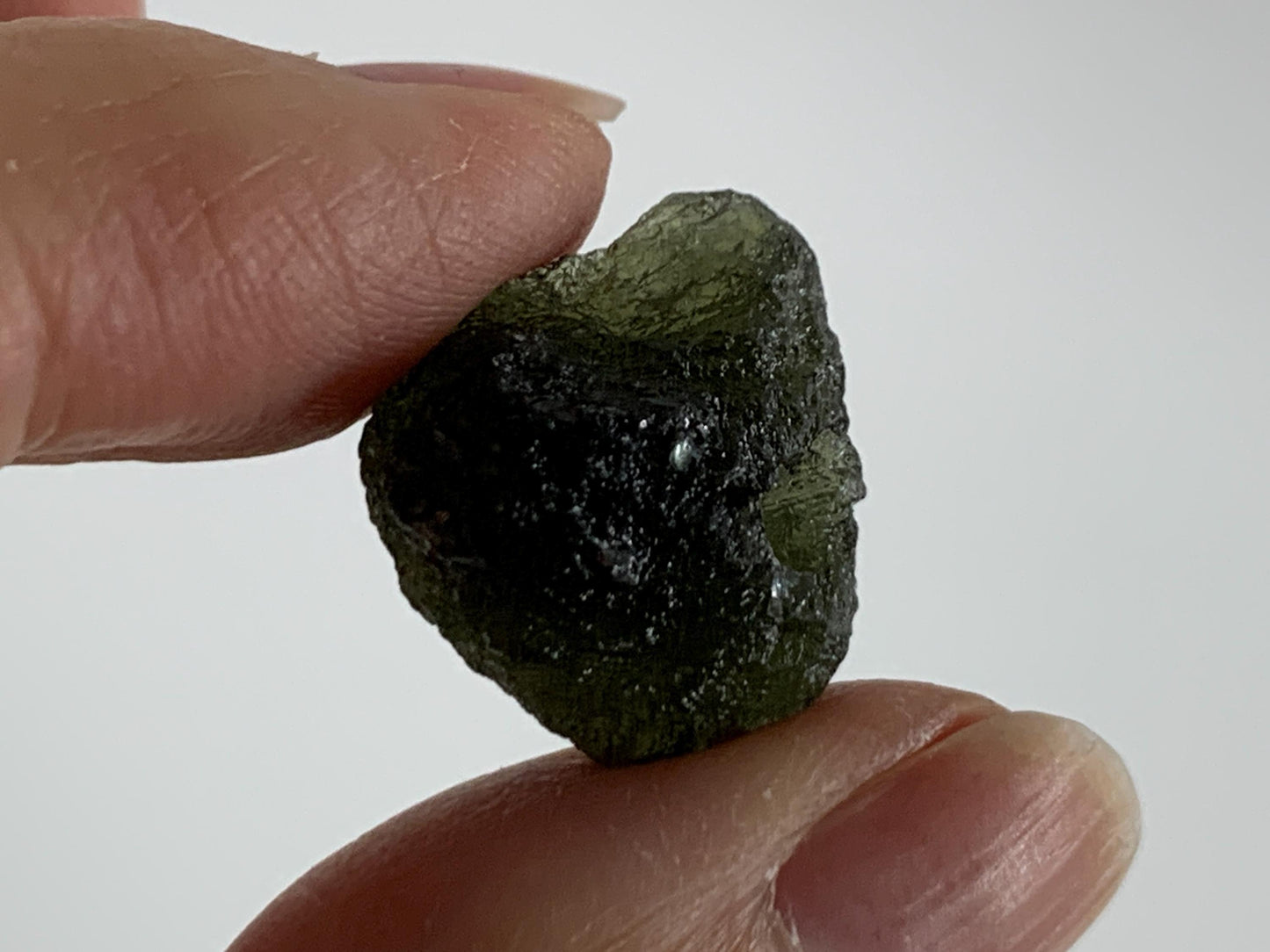 Moldavite Crystal: Natural Rough Stone (Czech Republic, 3.14g)