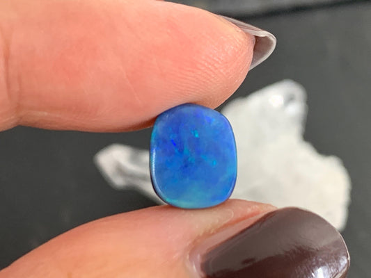 Australian Opal Doublet 8x10x4.5mm cabochon