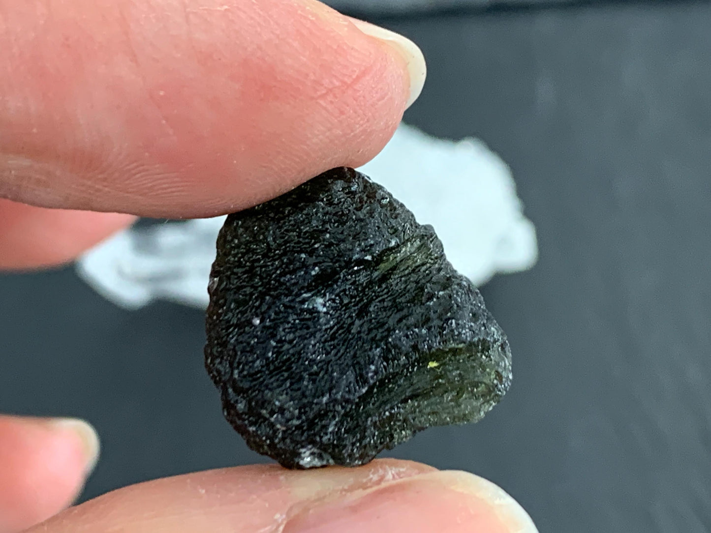 Moldavite Crystal: Natural Rough Stone (Czech Republic, 3.14g)
