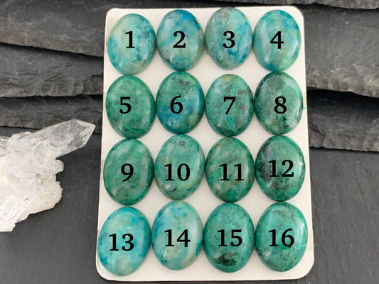 Opaline oval 15x20mm cabochon - Calibrated cabochons