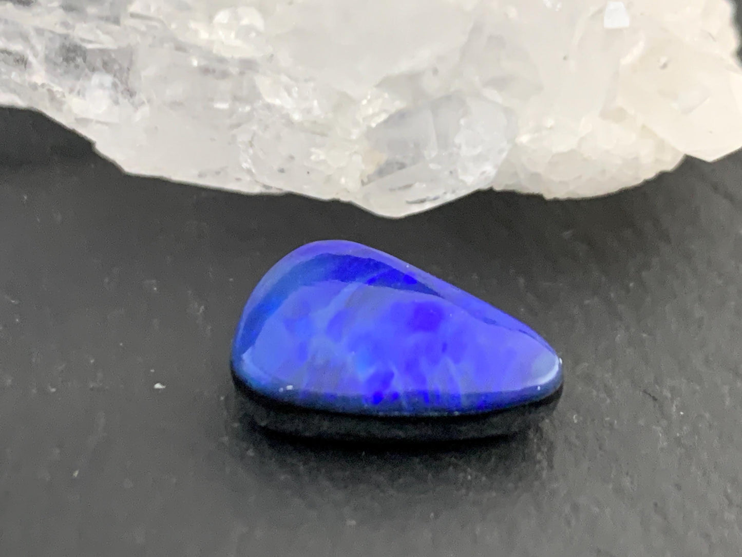 Australian Opal doublet 9x14x4mm cabochon