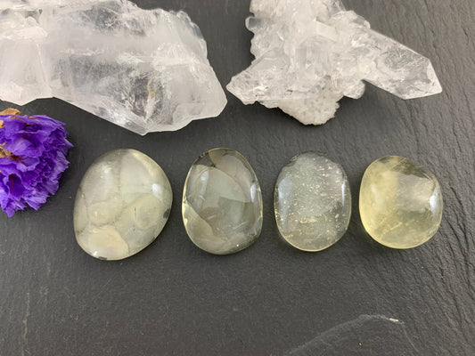 Libyan Desert Glass 19-23mm long cabochon