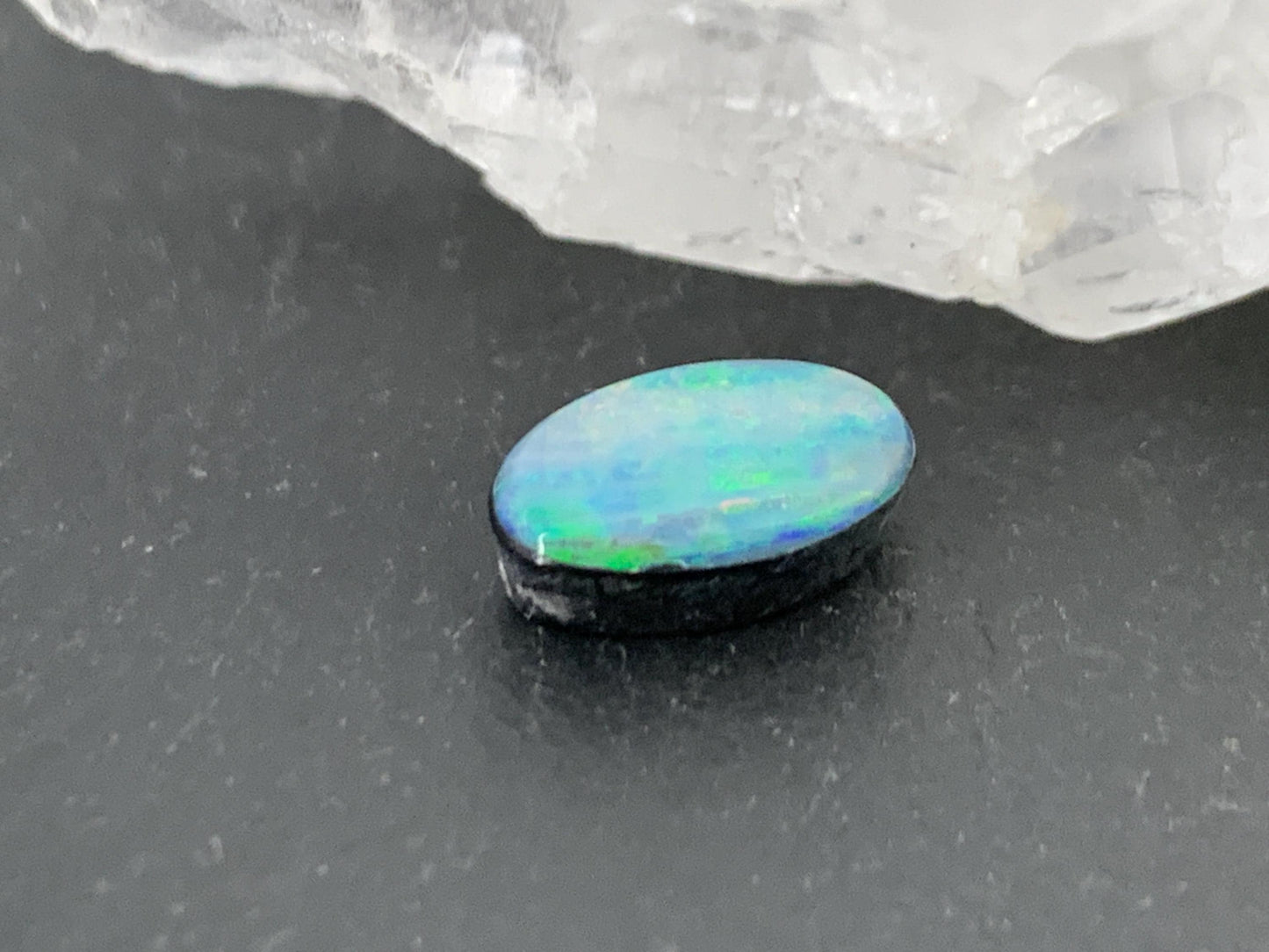 Australian Opal doublet 6x9x3.5mm cabochon