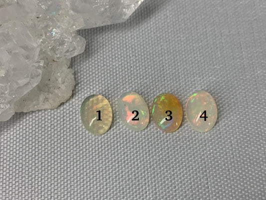 Ethiopian Opal 6x8mm cabochon