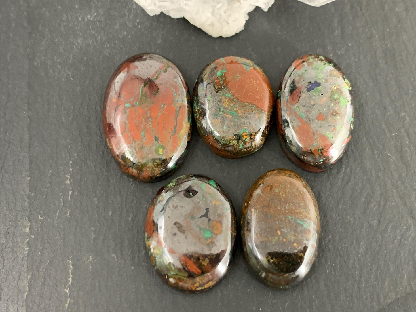 Azurmalachite cabochon/W373-4