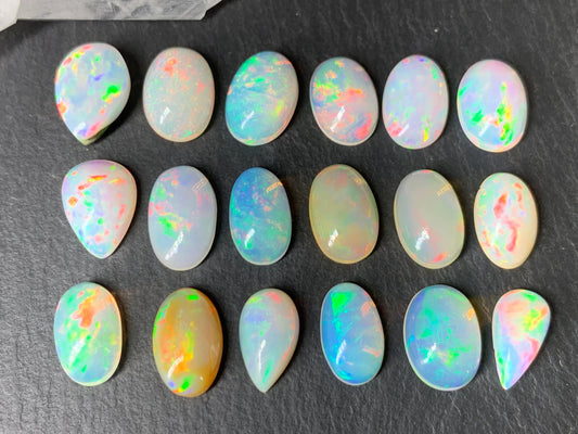 Ethiopian Opal 11mm long cabochon