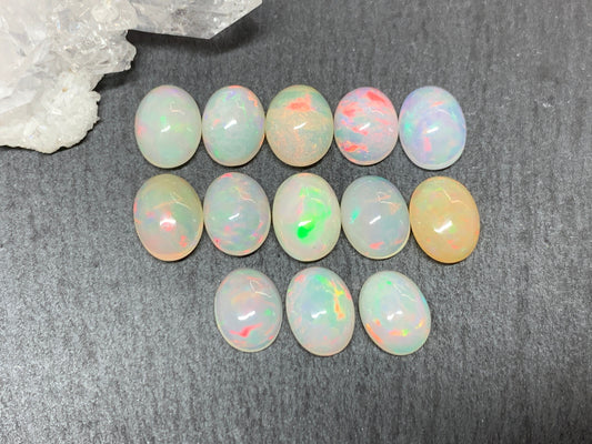 Ethiopian Opal oval 7x9mm cabochon