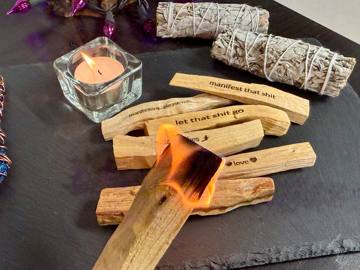 Engraved Palo Santo Sticks