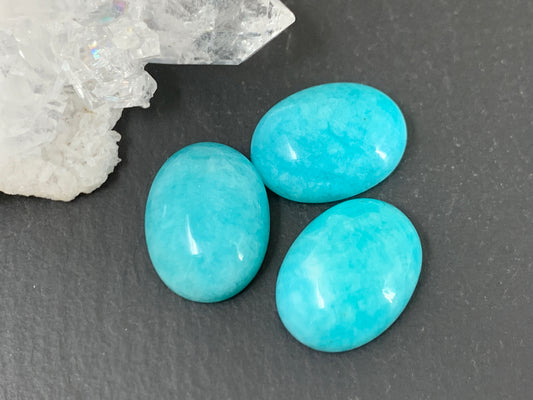Amazonite oval 12x16mm Cabochon - Calibrated cabochons