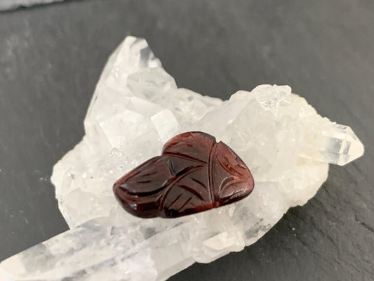 Carved Tourmaline 10x15x3mm cabochon