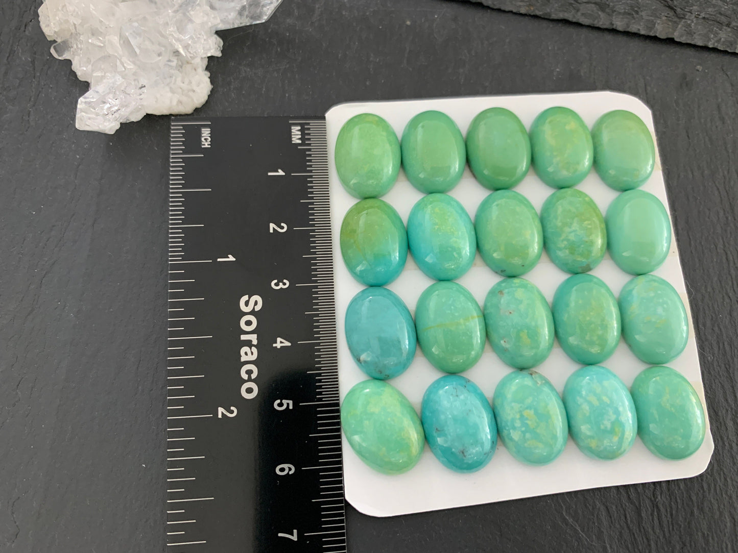 Nevada Turquoise oval 12x16mm cabochon
