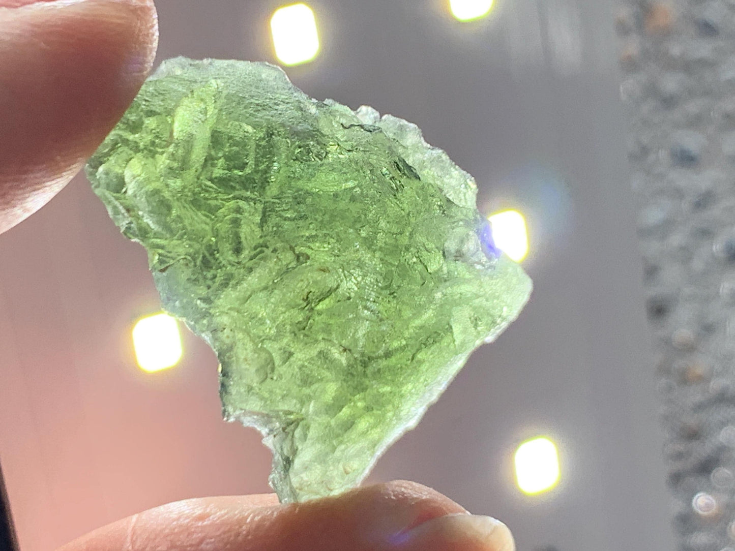 Moldavite Crystal: Natural Rough Stone (Czech Republic, 4.43g)