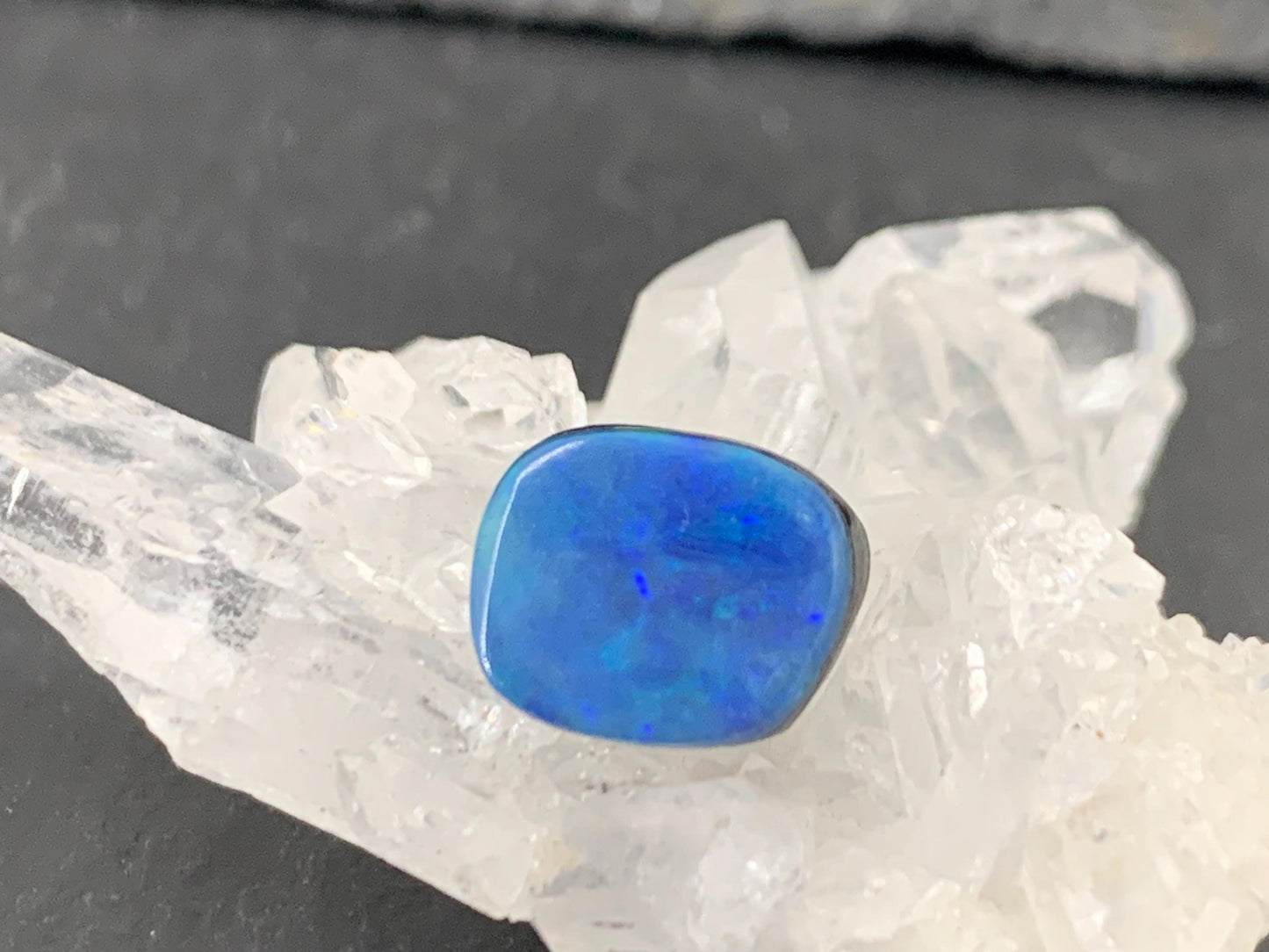 Australian Opal Doublet 8x10x4.5mm cabochon