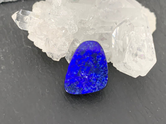 Australian Opal doublet 10x12x3mm cabochon