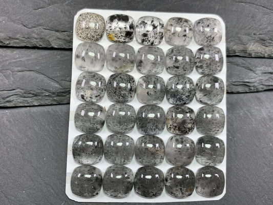 Super 7 square cushion 12x12mm cabochon- Calibrated cabochons