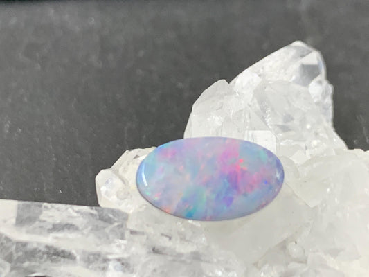 Australian Opal Doublet 7x12x4mm Free Form Cabochon – Natural Gemstone