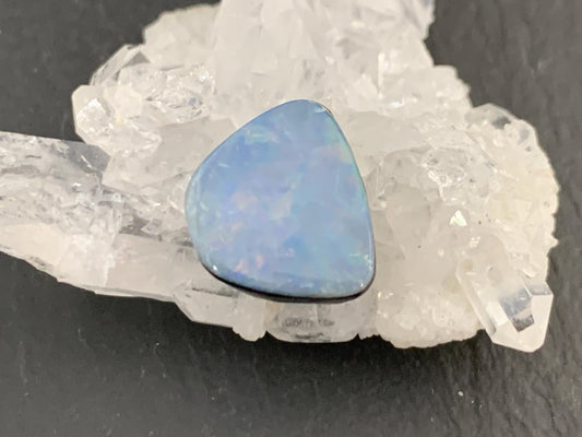 Australian Opal doublet 10x13x4mm cabochon