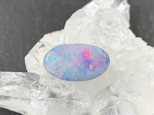 Australian Opal Doublet 7x12x4mm Free Form Cabochon – Natural Gemstone