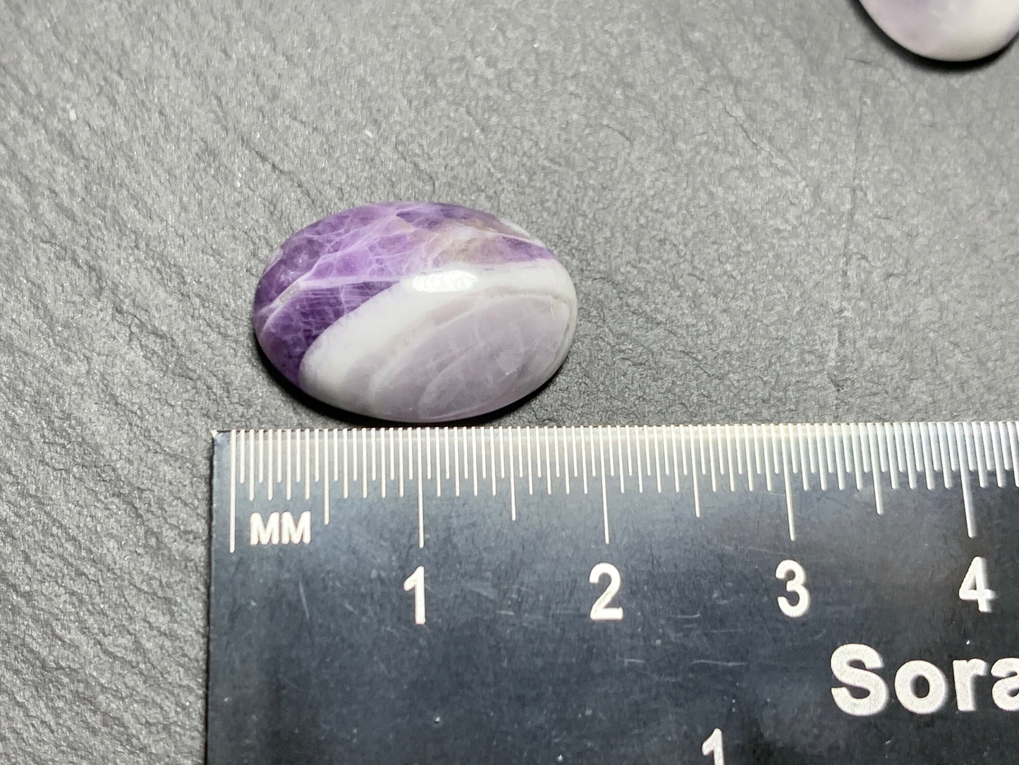 Lace Amethyst Oval 13x18mm Cabochon - Calibrated Cabochons