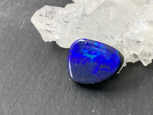 Australian Opal doublet 10x12x4mm cabochon