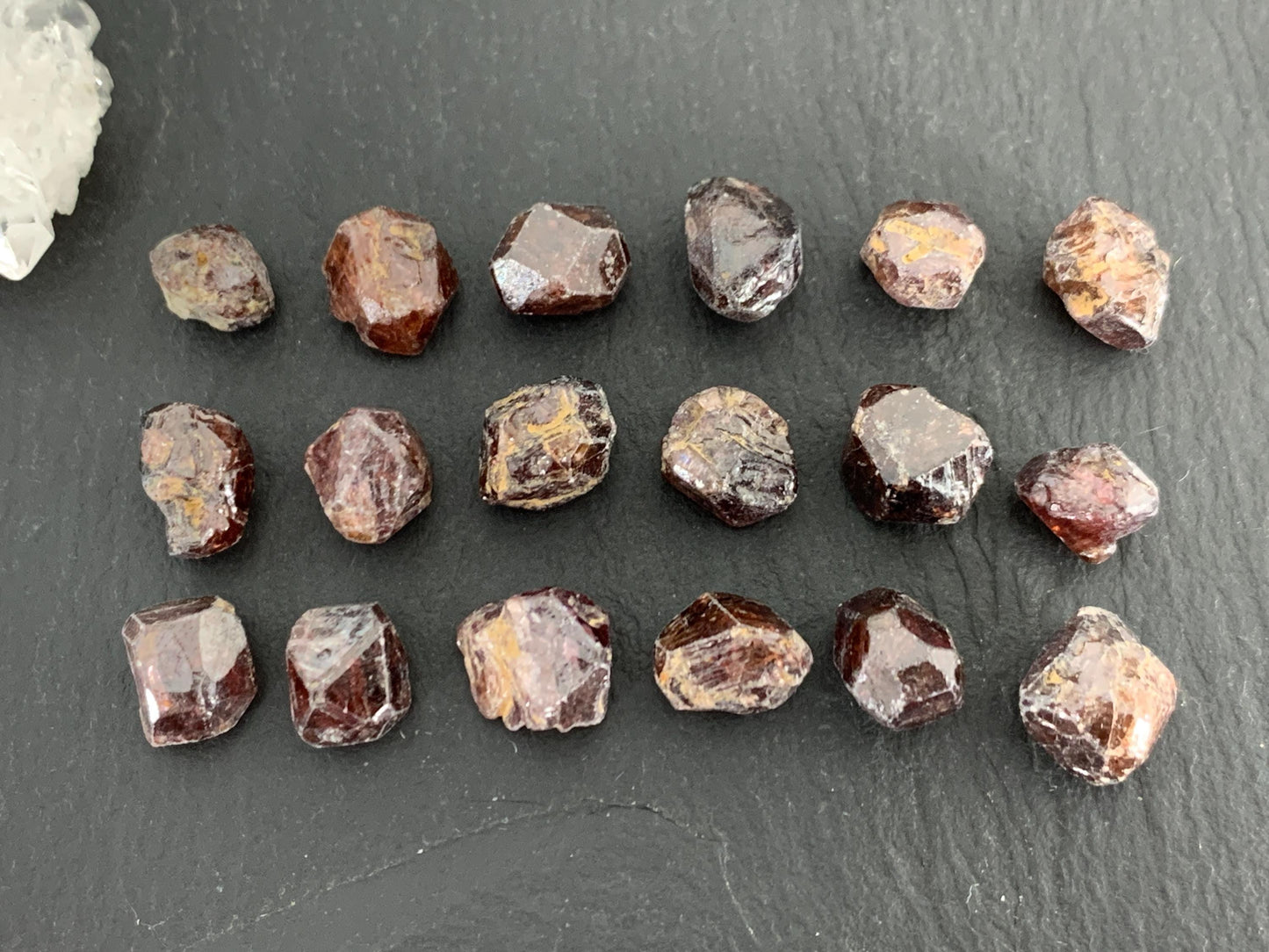 Raw Zircon from Tanzania 7-9mm long - select your piece