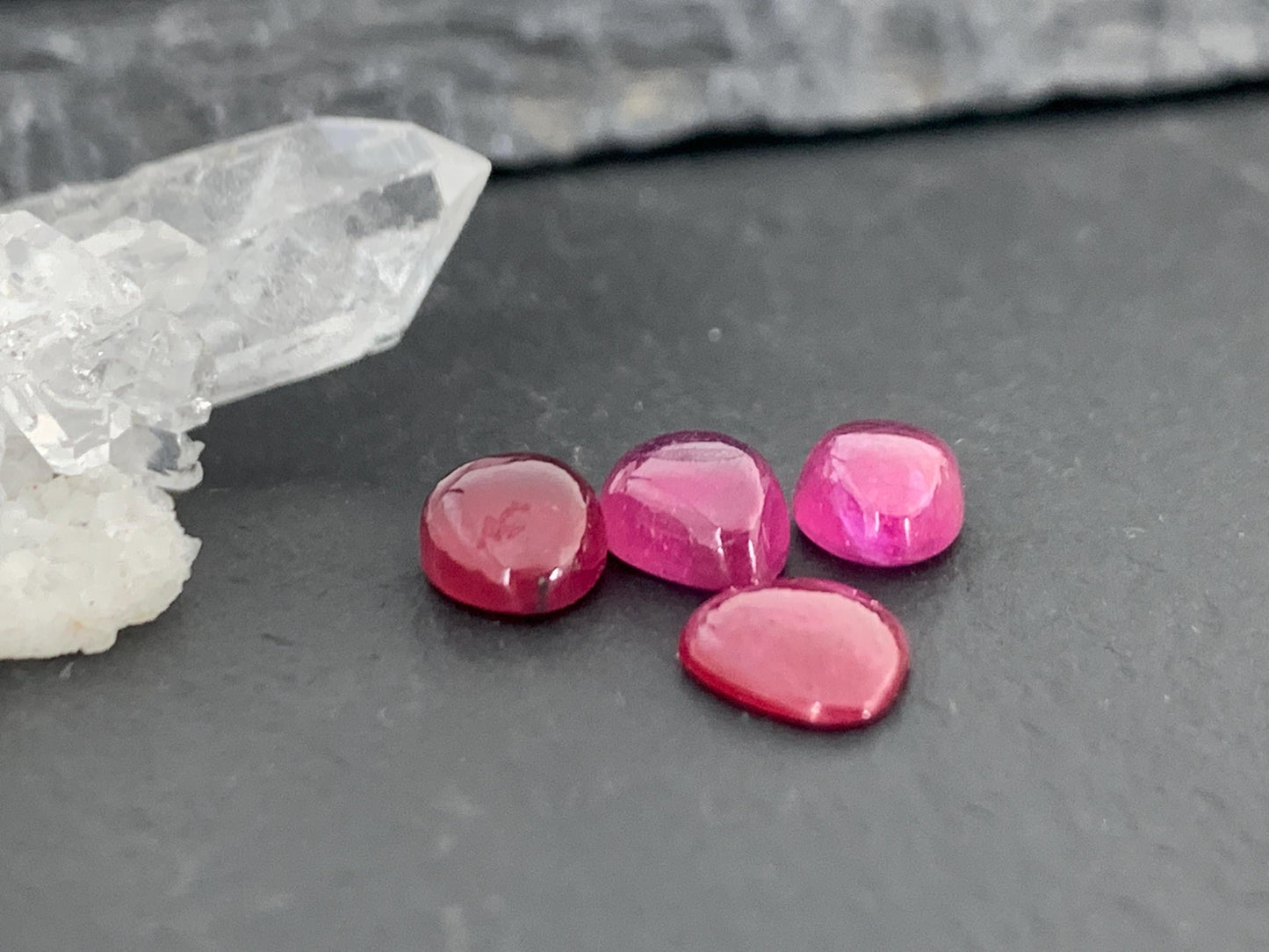 Thailand Pink Sapphire pear 7-10mm long cabochon