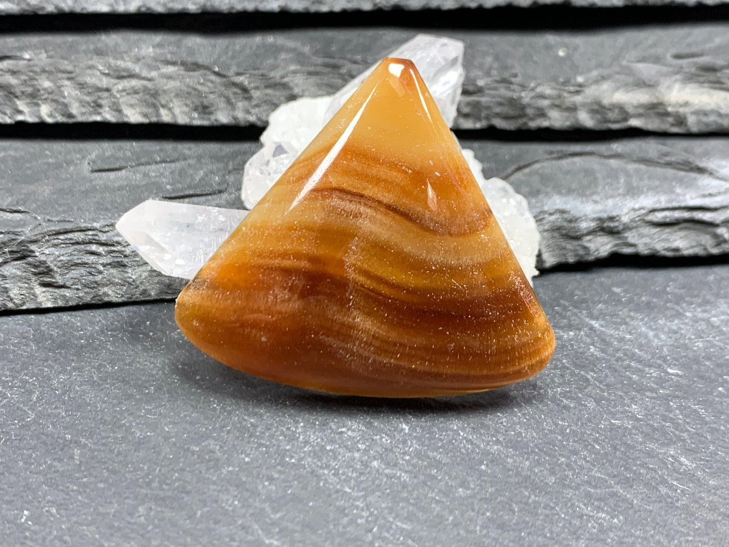 Aragonite 33x77x7mm Cabochon