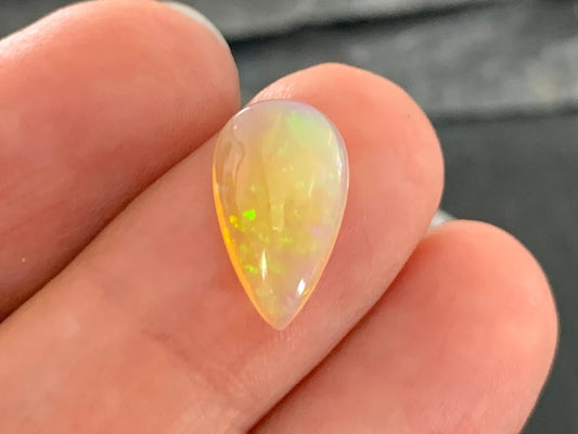 Ethiopian Opal 8x14x4mm cabochon