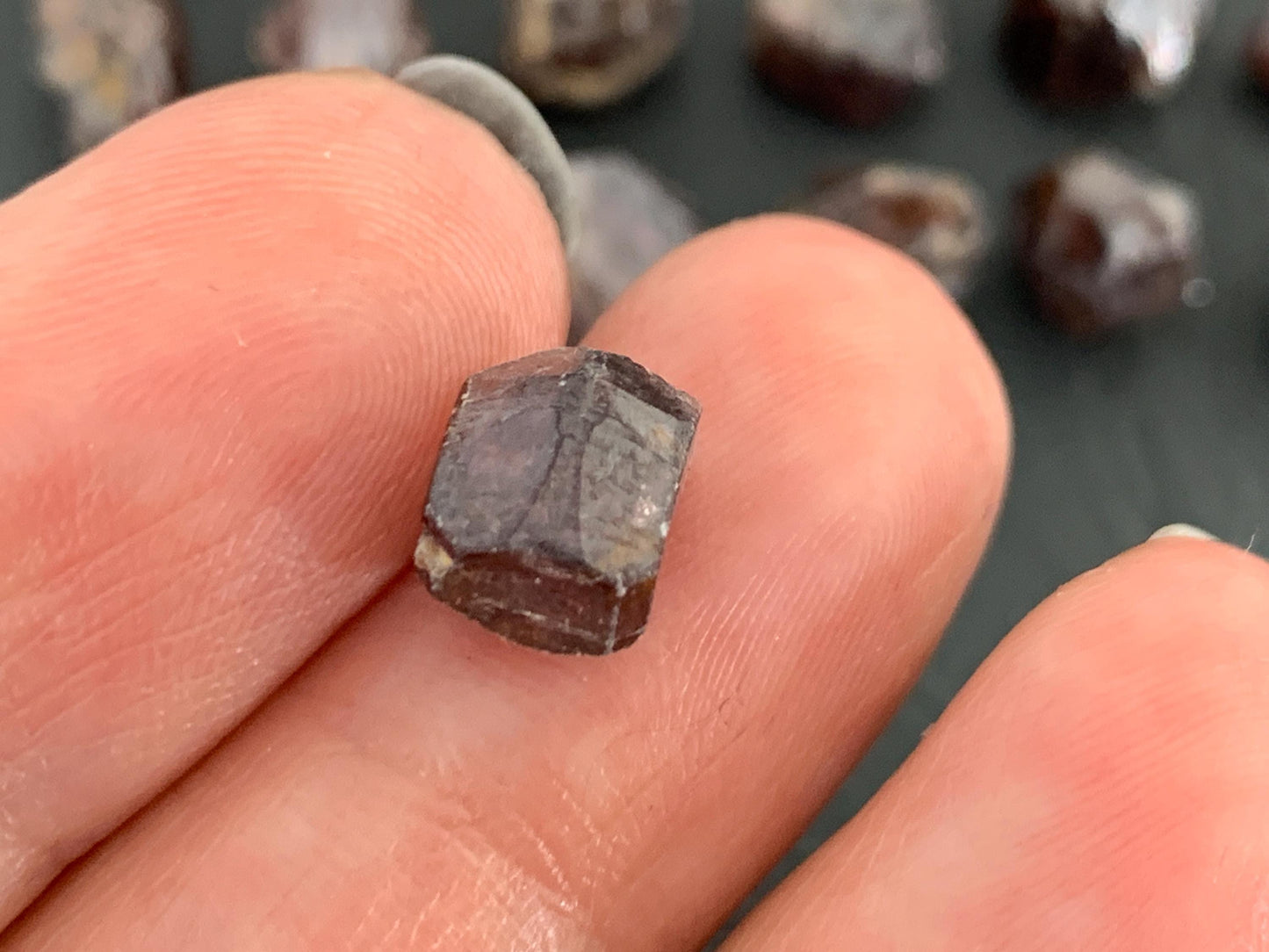 Raw Zircon from Tanzania 7-9mm long - select your piece