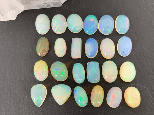 Ethiopian Opal 11mm long cabochon