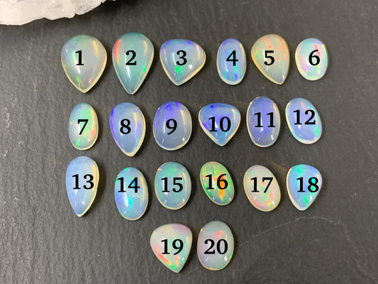 Ethiopian Opal 9-12mm long cabochon