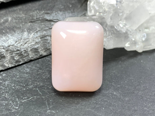 Pink Opal Rectangle 13x18mm cabochon