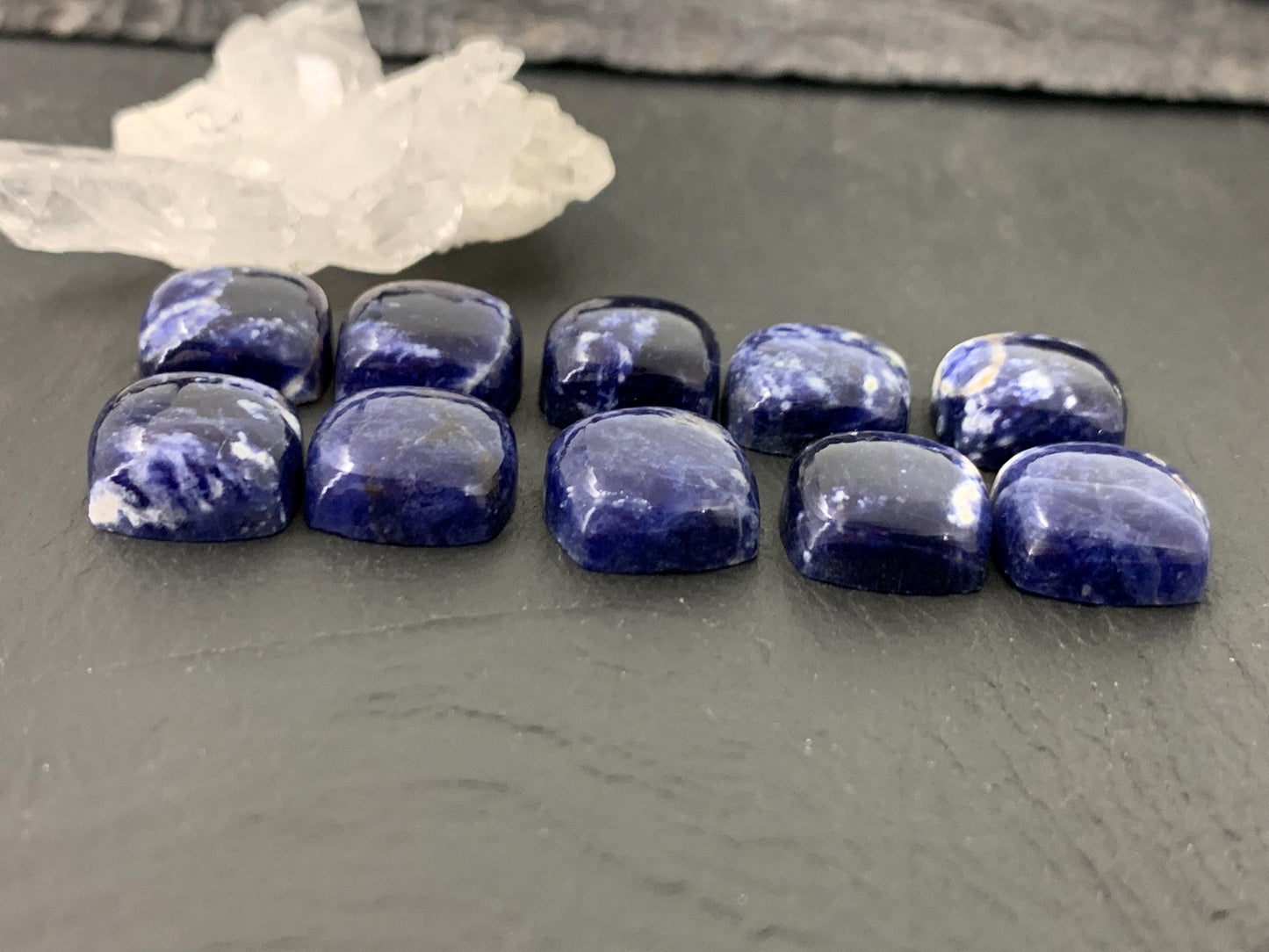 Sodalite square 12mm cabochon