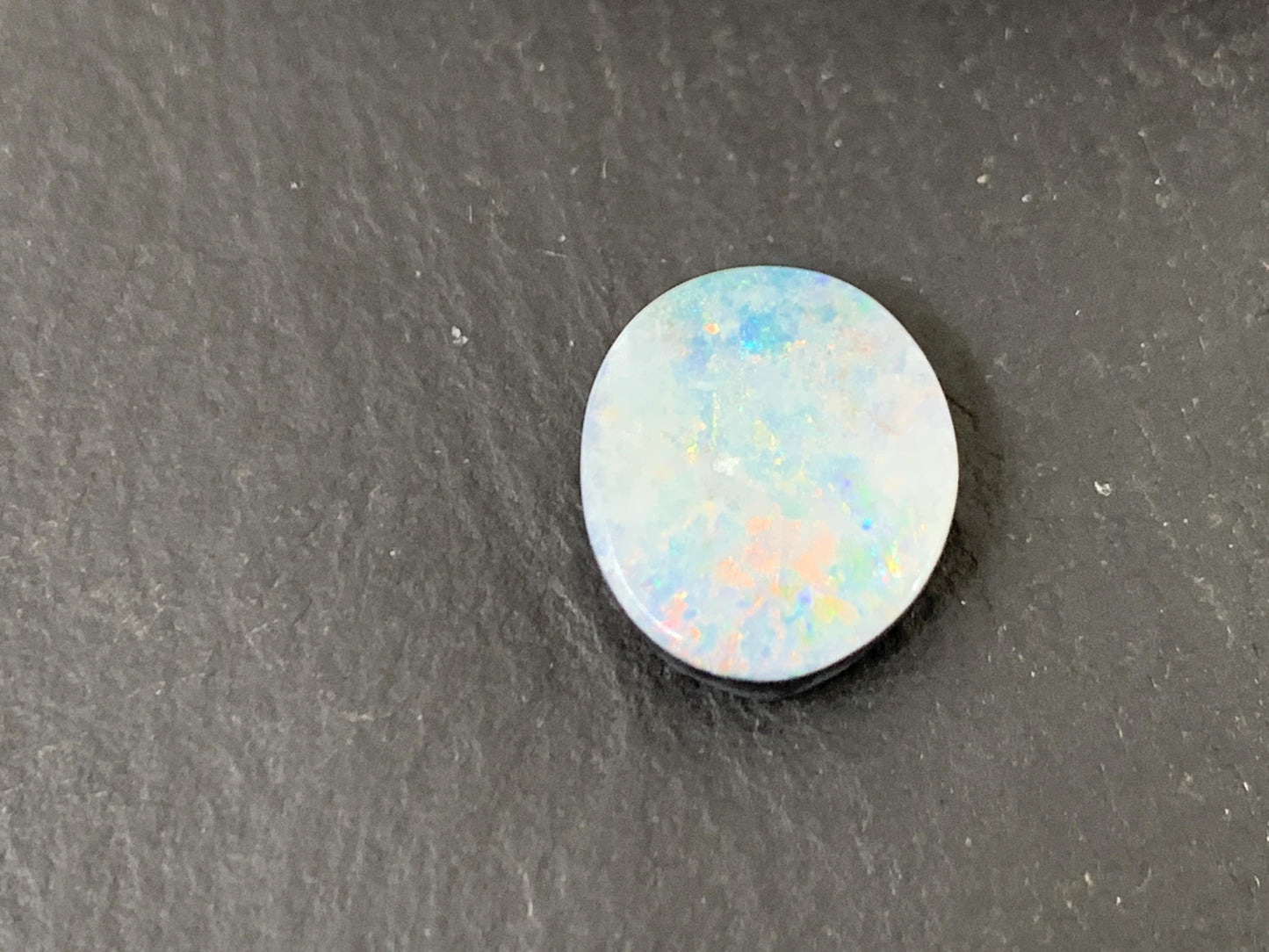 Australian Opal Doublet Cabochon 10x11.5x3.5mm Free Form Gemstone