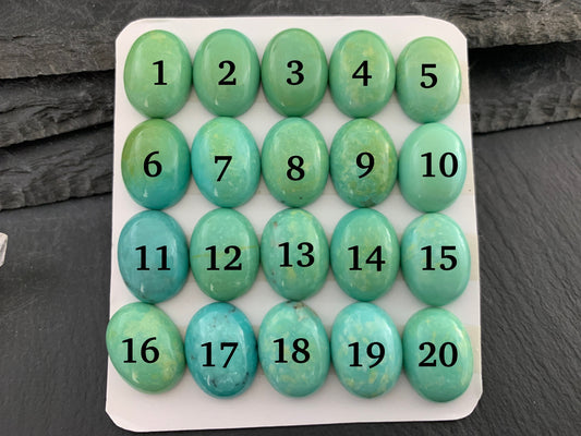 Nevada Turquoise oval 12x16mm cabochon