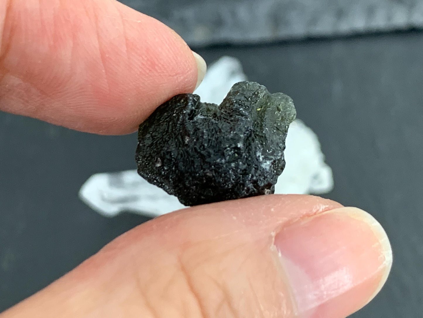Moldavite Crystal: Natural Rough Stone (Czech Republic, 3.14g)