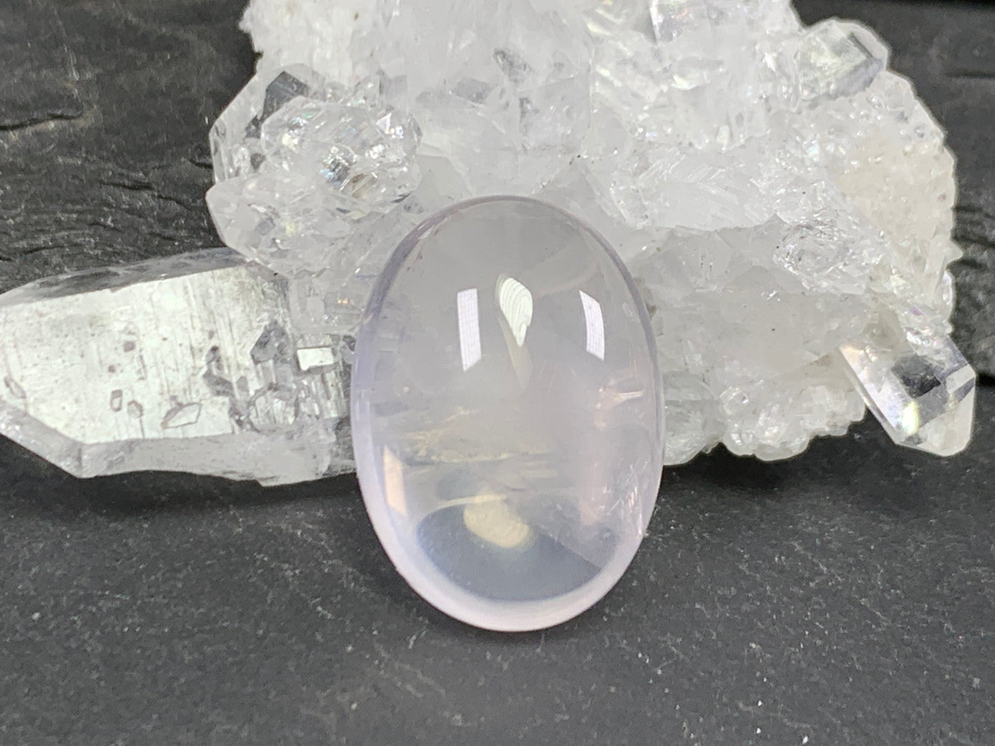 Rose Quartz oval 13x18mm cabochon - Calibrated cabochons