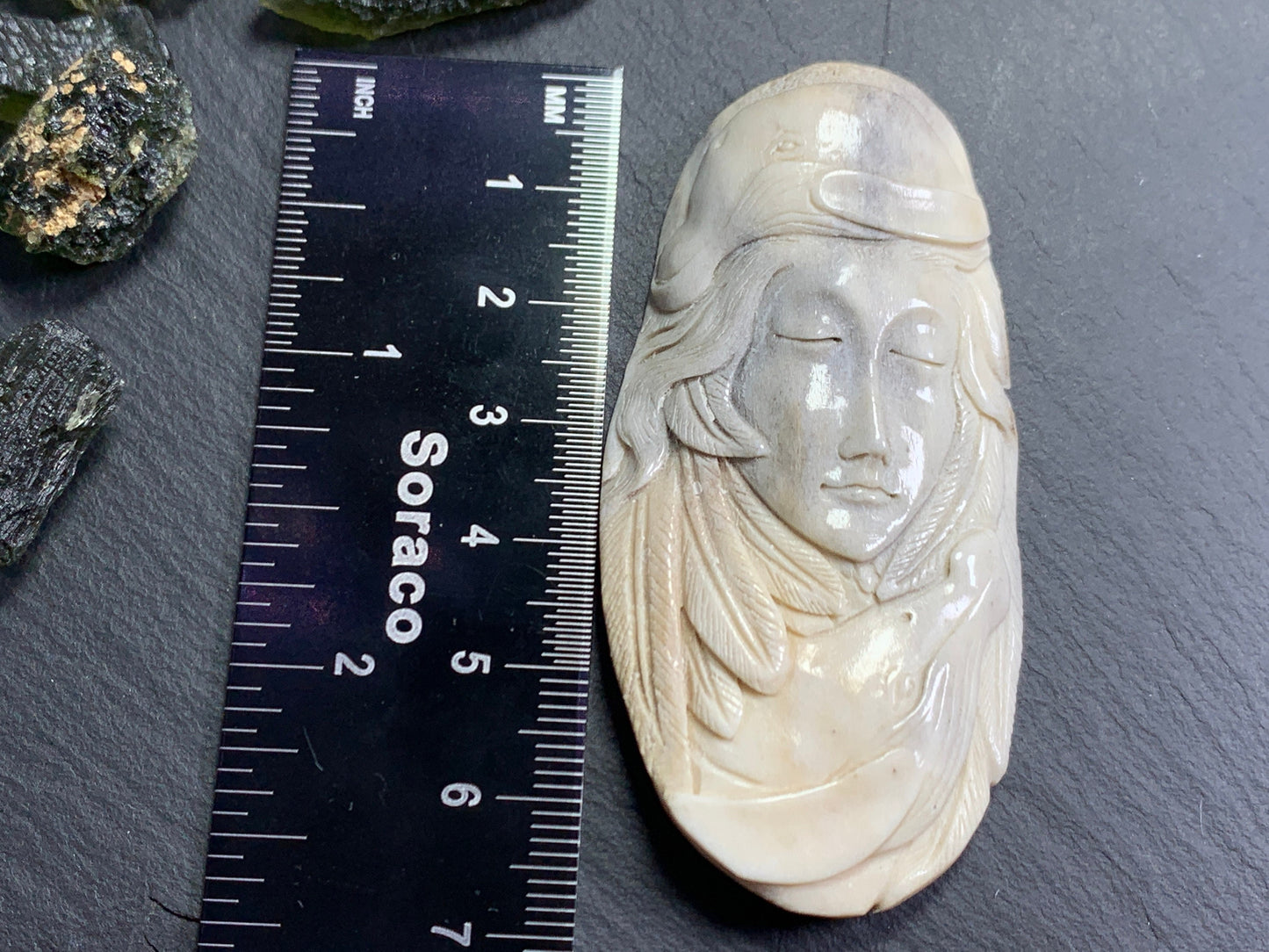 Bull Bone Carving