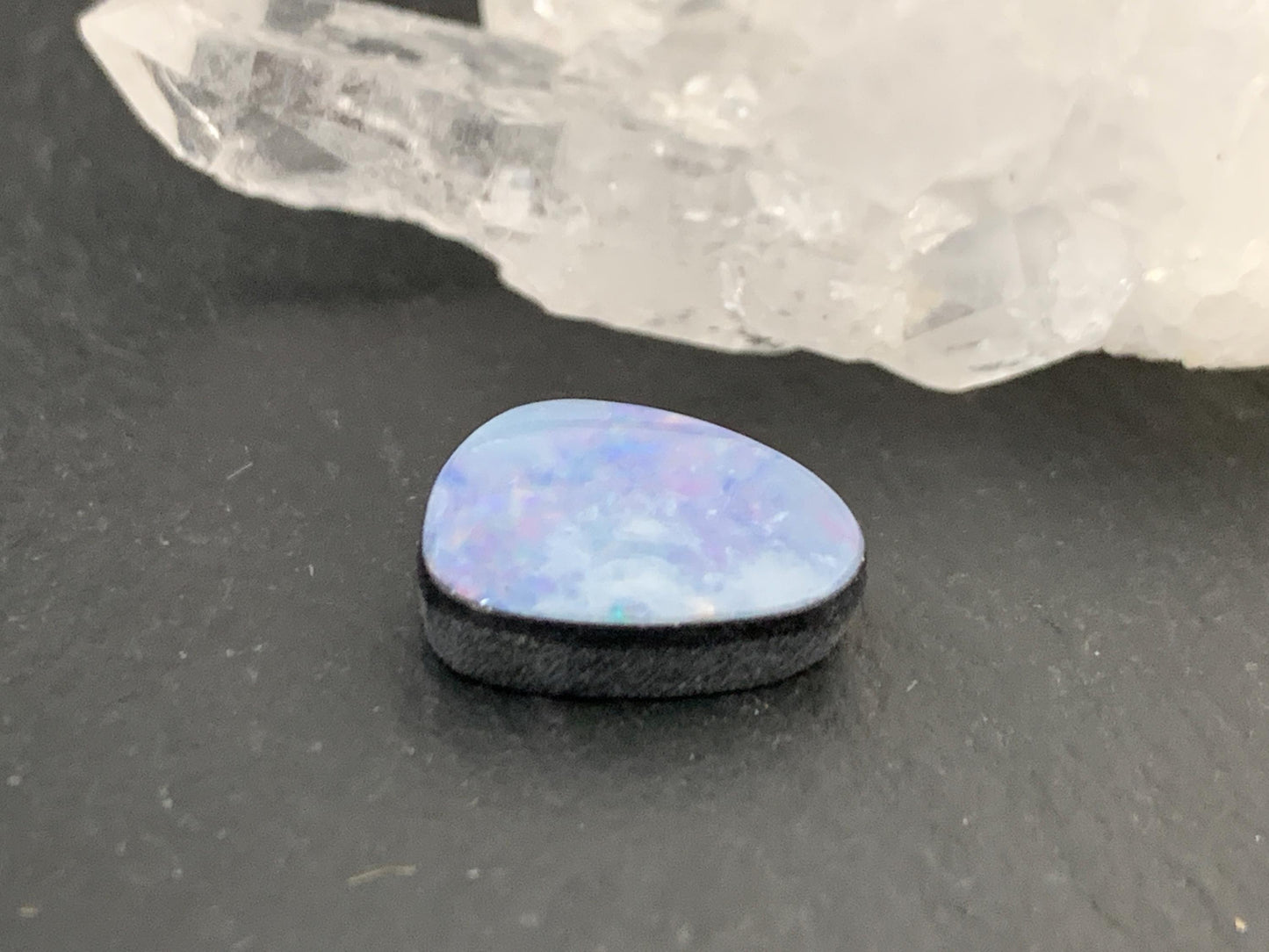 Australian Opal doublet 10x12x3.5mm cabochon