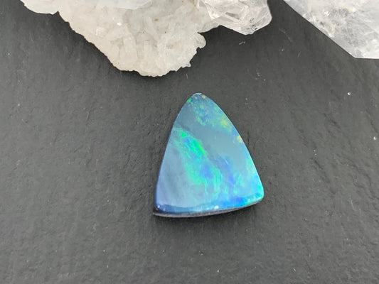 Australian Opal Doublet 10x11x4mm cabochon