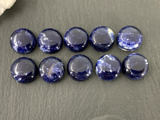 Sodalite round 12mm cabochon