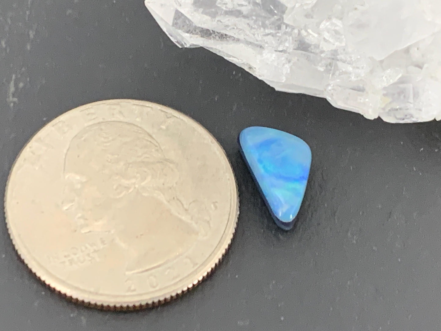 Australian Opal Doublet 6x12x4mm cabochon